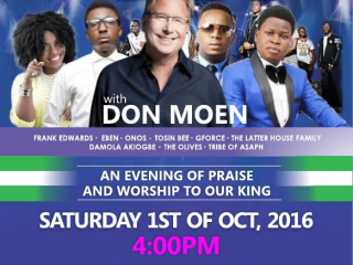 Don Meon Frank Edwards And Others To Feature At Worship Declaration 2016 Programme.