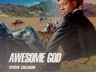 Awesome God Steve Crown Art