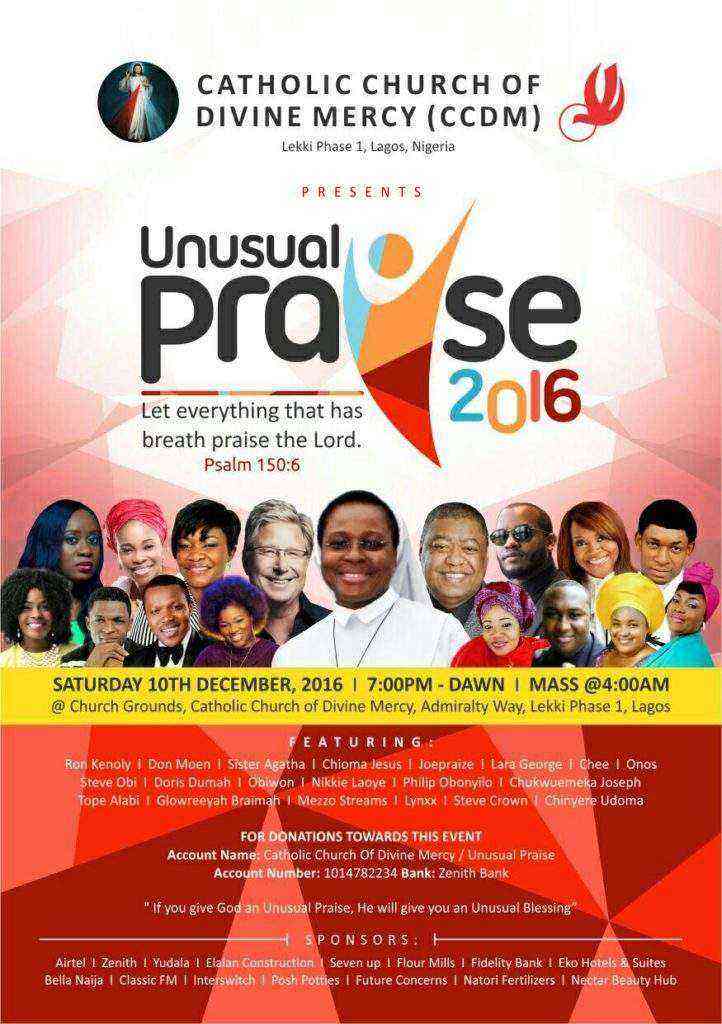 Ron Kenoly Don Moen Nathaniel Bassey Lara George Others Set To Perform At Unusual Praise 2016