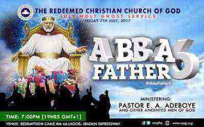 Rccg Holy Ghost Service July 2017 Abba Father 6