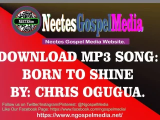 Download Mp3 Song - Born To Shine By Chris Ogugua {Ngospelmedia.net}