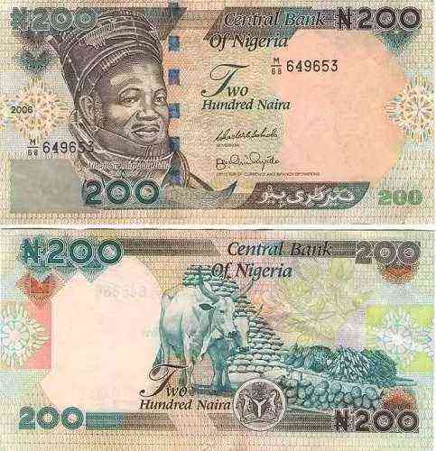 200 Naira Note Nigerian Currency Front