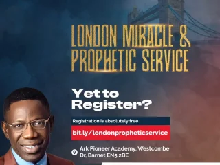 London Miracle Prophetic Service With Rev. Sam Oye